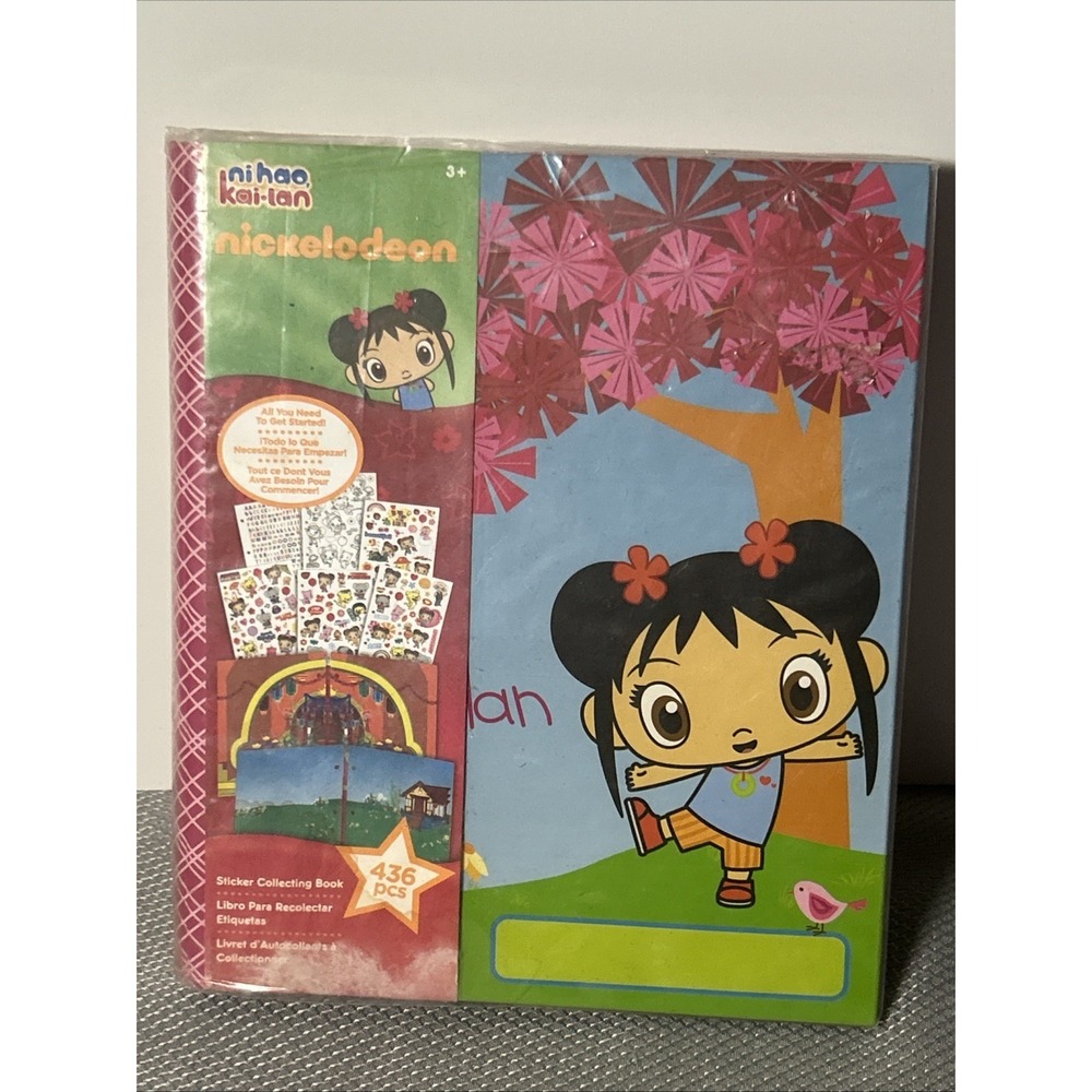Ni Hao Kai-Lan Sticker Collecting Book Vintage Nickelodeon ~New~